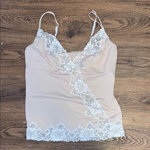 Bustier lace lingerie top vintage thrifted